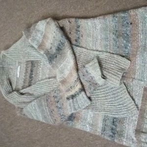 MAURICES OPEN FRONT SPARKLY BOHO CARDIGAN 3X GREY